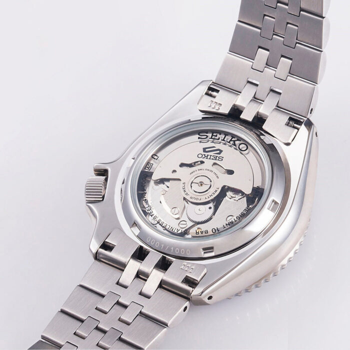Seiko 5 Sports Automatic GMT SKX Sports Style Asia Exclusive Limited Edition Ice Blue Dial Silver Steel Strap Watch For Men - SSK029K1 - Image 7